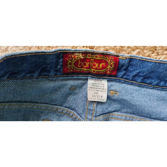 Vintage 1980s Bonjour Women's‎ Hi-Waist Mom Jeans 11/12 P - Picture 5 of 8